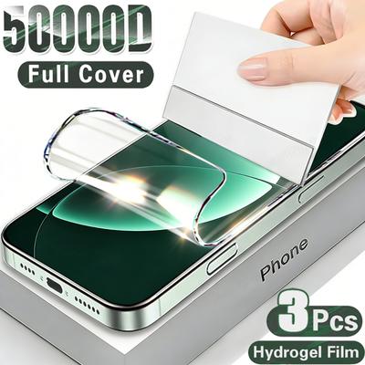 3PCS Hydrogel Film For Realme GT 8 Pro GT 6T 7T C63 C67 C55 C53 C75 Screen Protector For Realme 15 14 13 12 11 10 Pro Plus Film