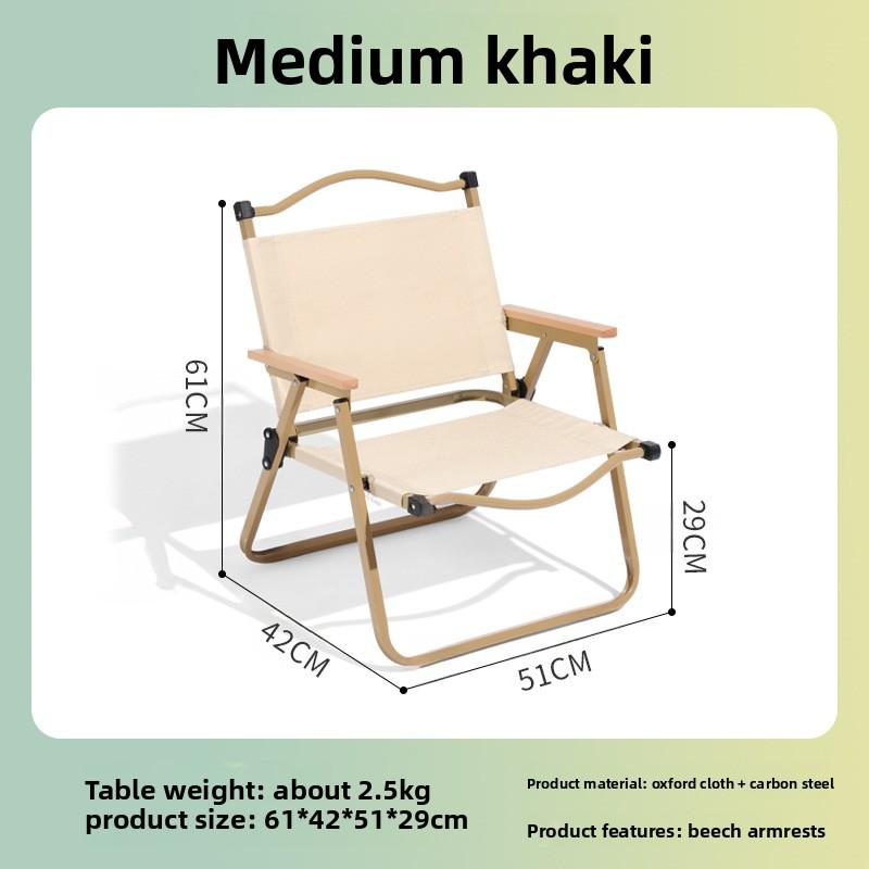 Original Man Aluminum Folding Camping Chair Portable Lightweight Beach Fishing Picnic Stool for Outdoor Activities