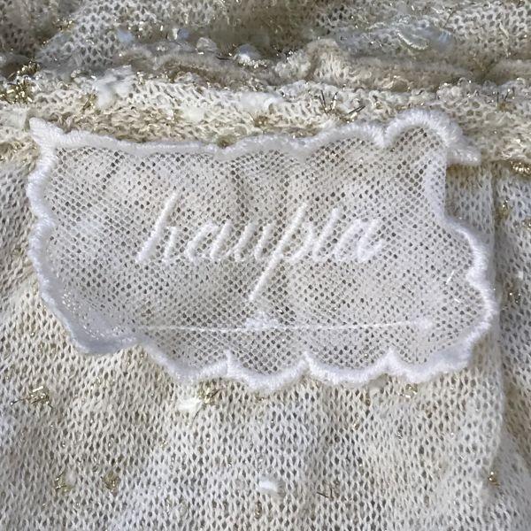 New with Tag Haupia Short Sleeve Knee-Length Dress/Women’s Size M/38/Off-White/Made In Japan(USED)