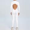 Yoga Jumpsuit Zipper Long Sleeves One-piece Bodysuit Women's Sports Set Backless Fitness Rompers Sportswear Women Gym Clothes
