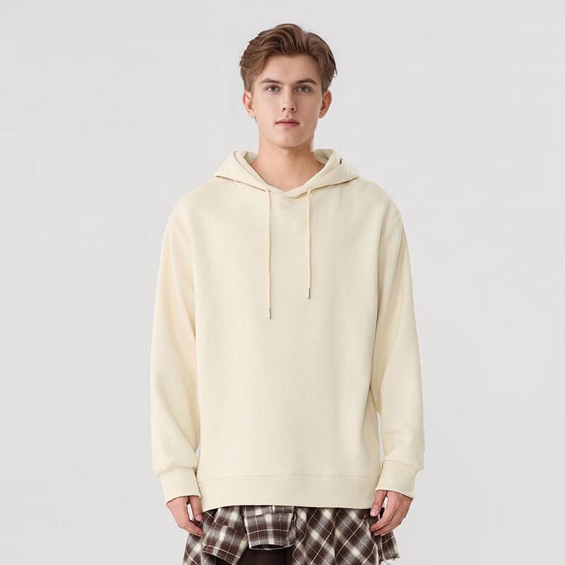 Mark Fairwhale Herren Locker Geschnittenes Kapuzensweatshirt mit Buchstabenprint