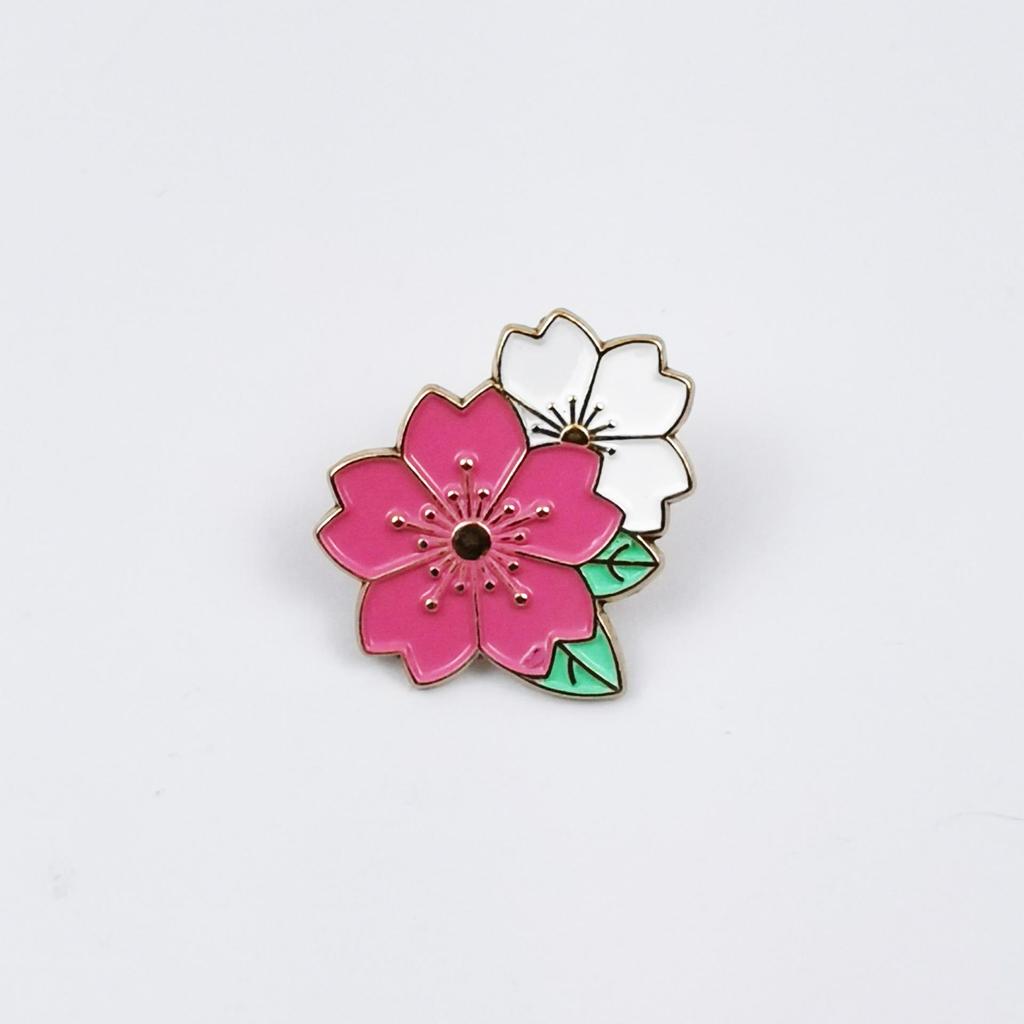 Elegant Colorful Flower Metal Brooch for Ladies - Drip Oil Alloy Corsage, Backpack Decoration & Clothing Accessory