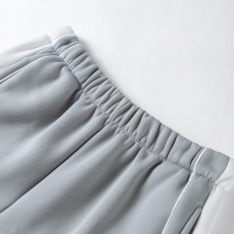 Loose Tracksuit Women Trouser Suits Loose Contrast Zipper Sweat Jacket Stripe Sweatpants Female 2 Piece Set  Autumn Lady Outwear