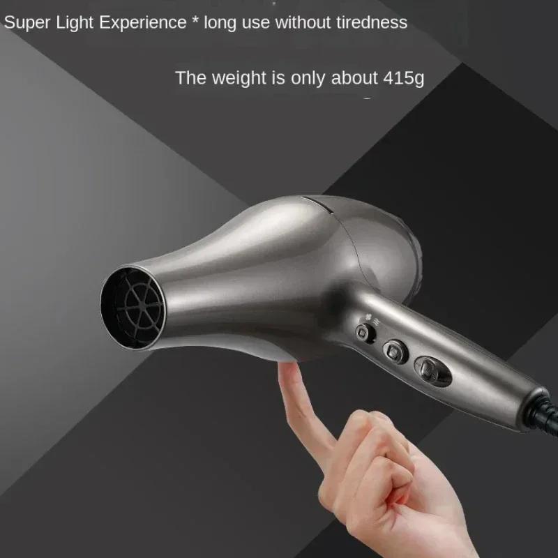 Professional Hair Dryer Hai Negative Ionsr Salon/Barber 2400W High Power Wind Large Wind Blow Dryer 3 Gears Styling Tools