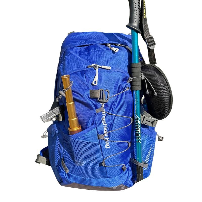Outdoor Backpack Men s Large Capacity Travel Sports Backpack Commuter Student Schoolbag синий