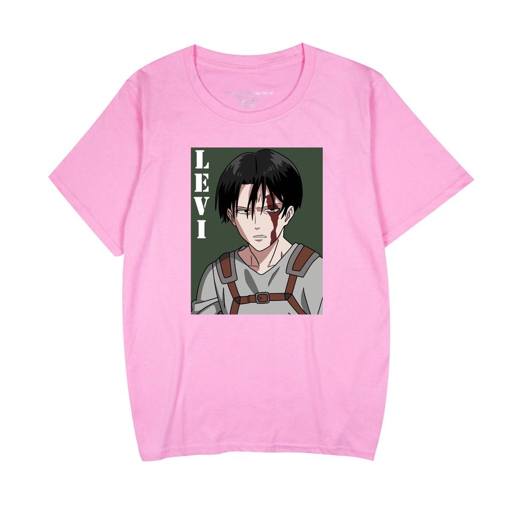 Suncomics ATTACK ON TITAN the Giant Summer Anime Casual Couple Cotton Short Sleeves