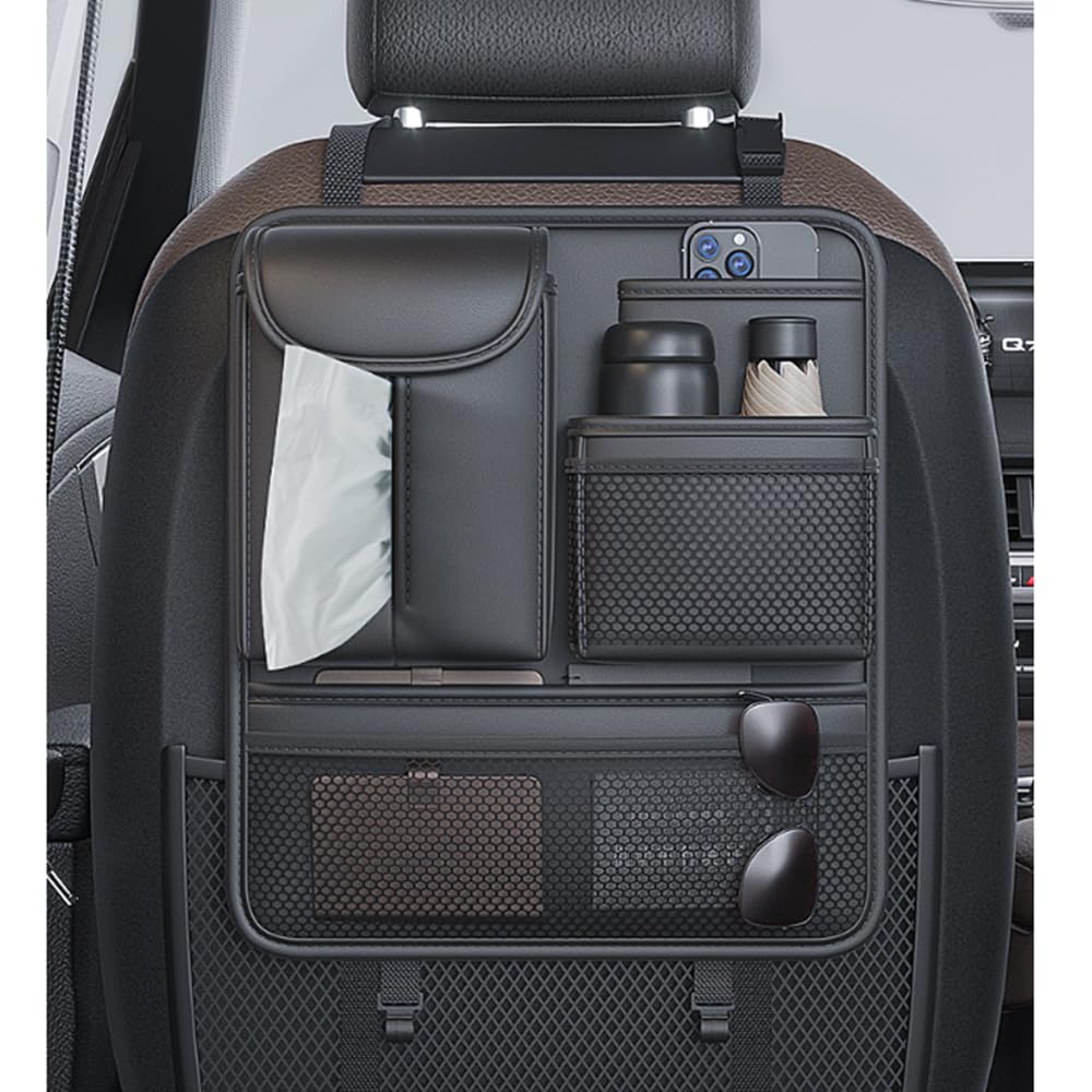 

TATACLEA Car Seat Back Storage Car Car Seat Back Storage Car Back Seat Storage Easy Car Long Style 1 Piece Pocket, Storage, Bag, Bag, Multifunctional,