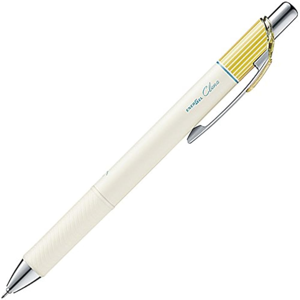 Pentel Ballpoint Pen Gel Ink Gel Crena 0.3 mm Mimosa Yellow Shaft BLN73LG-A Black 10