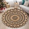 Decorazione Festa di Pasqua Semplice Stile Boemo Tappeto Circolare Cortile Esterno Tappeto Persiano Stampato Tappeti Decorativi