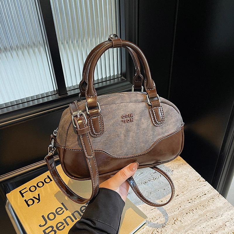 Bolso Pequeño para Mujer Nuevo Bolso Mensajero de Mano de Moda en Color Contrastante