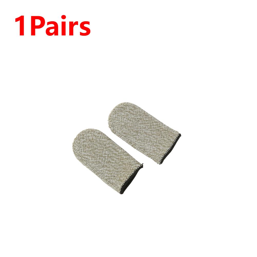 10-1Pair Gaming Finger Cover Game Controller Suitable For PUBG LOL Anti Sweat Scratch Touch Screen Game Finger Thumb Cover Glove