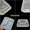 Disposable 5-Compartment Plastic Takeout Food Containers