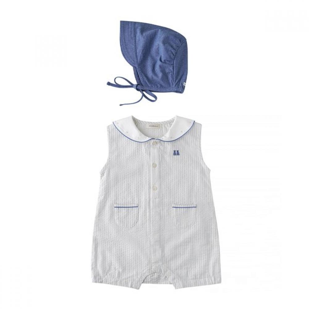 

Mink Mui Striped Sailor Bodysuit 36312 601 01 BL/6 months (75)