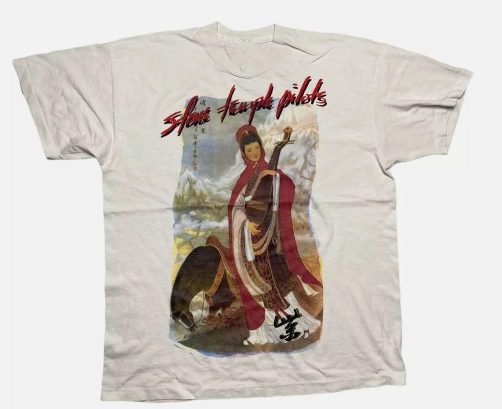 Stone Temple Pilots Purple Tour 1994 T-Shirt Cotton White Men S to 5XL Unisex T-Shirt L