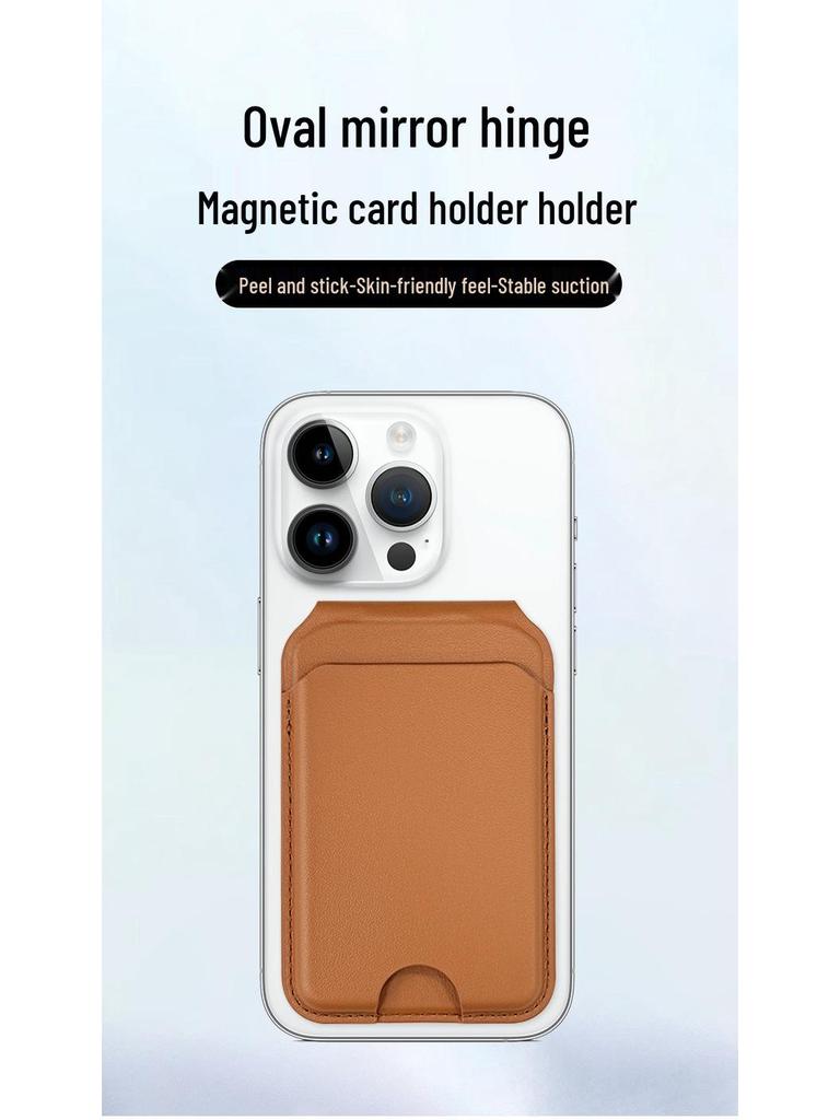 MagSafe Card Holder Case for Apple: Universal Folding Wallet with Magnetic Stand