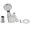 Musiclily Pro Guitar Tuners for Electric Kidney Button Chrome 6-in-line Stratocaster/Telecaster Guitars,