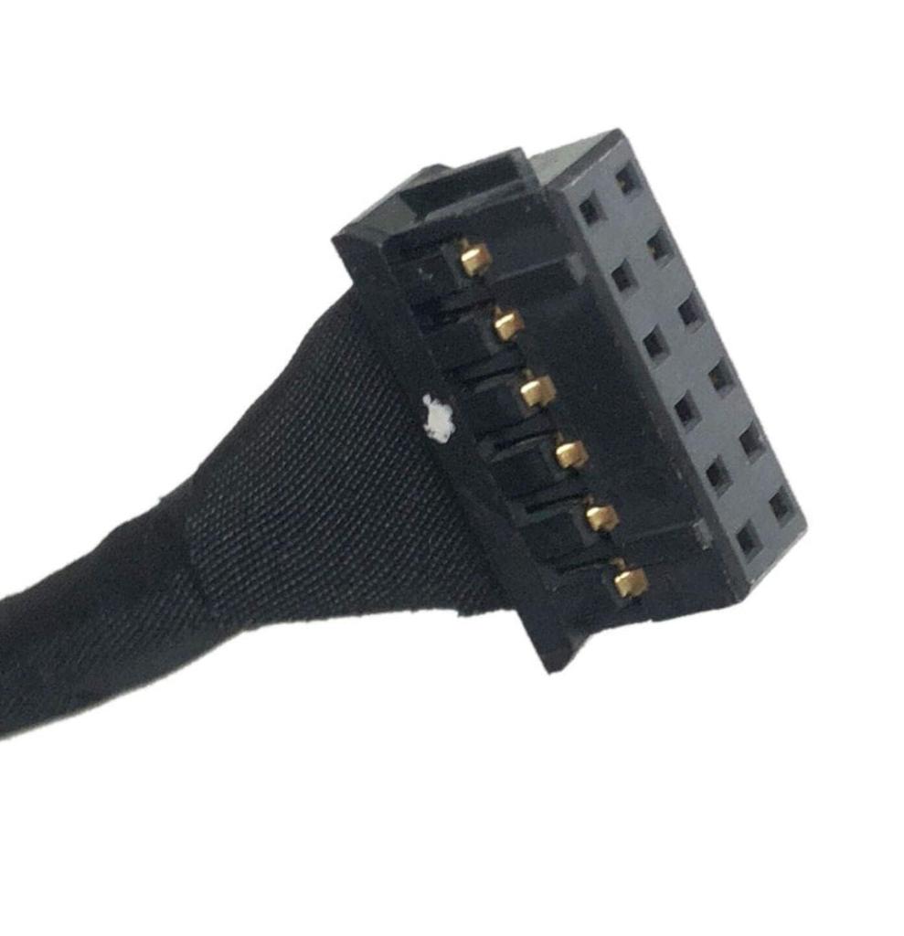 MOQIAN DC-Netzbuchse Ladeanschluss Kabel Ersatz für HP OMEN 15-EK, 15-ek000, 15-ek1013dx Serie, L89400-S95 [Gebraucht]