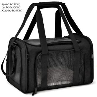 Ventilated Pet Carrier Bag Soft-Sided Airline-Approved Backpack Travel Supply for Small Dog Cat Pet Carrier Bag Side Ventilated