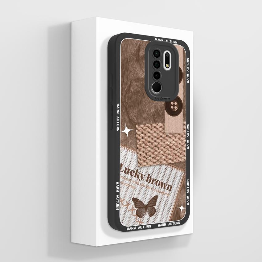 For Xiaomi Poco M2 M3 M4 M6 M7 Pro M5 M5S Mysterious Whale Phone Cases Camera Protection Liquid Silicone Anti Fall Protection Covers For Xiaomi Casing