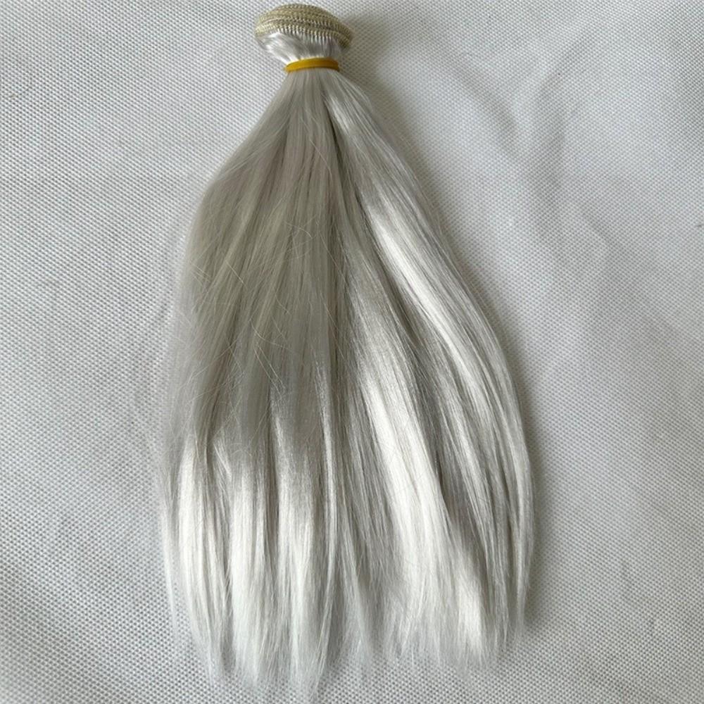 Milk Soft Silk Straight Doll Wig Doll Synthetic Hair Wig For 1/3 1/4 1/6 BJD Doll