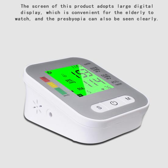 Automatic Blood Pressure Monitor Arm Type Accurate Measurement ABS Upper Arm Blood Pressure