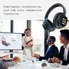 KI-Übersetzung Bluetooth-kompatible Kopfhörer Echtzeit-Anzeige für mehrsprachige Kommunikation Over-Ear-Headsets