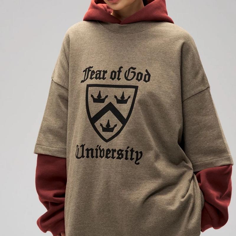 Fear of God Essentials Heavy Crewneck Tee Heather Grey Men Tops 125HO242001F