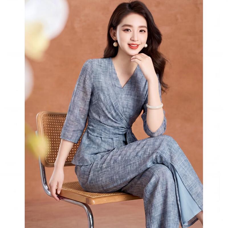 

Kebeier Fashion V-Neck Two-Piece Set XL