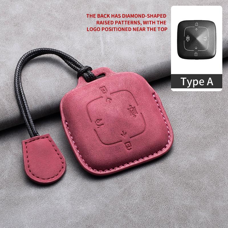 Car Key Case Cover For Zeekr 001 X FR 007 GT 009 Leather Car Remote Key Case Anti-Scratch Protector Shell Decorative Accessories