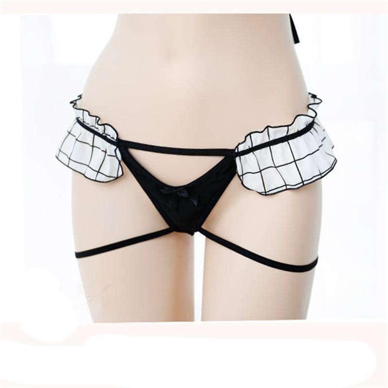Skąpy Strój Pokojówki Zestaw Bielizny Kostium Cosplay Biustonosze i Zestawy Biustonoszy