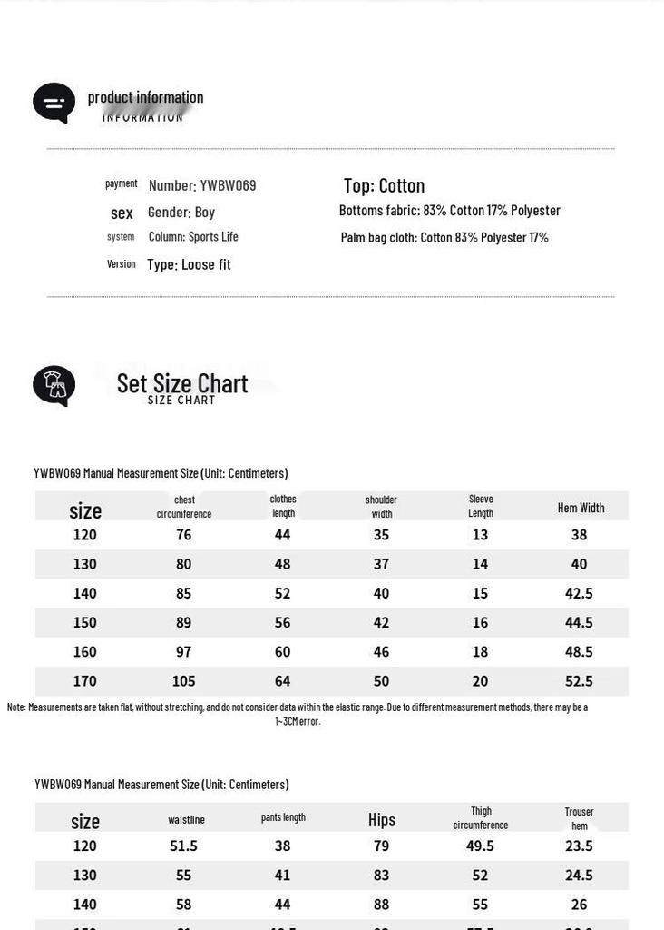 Li-Ning Youth Unisex Short Sleeve T-Shirt & Shorts Sports Set YWBW069