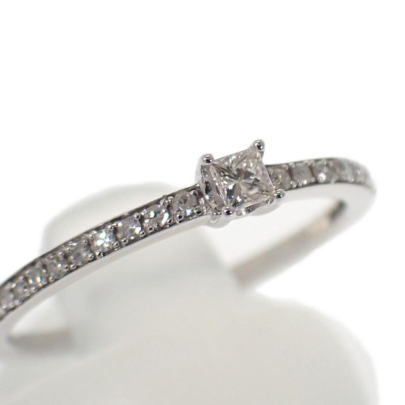No Brand  #15(JP Size) Ring K18 White Gold Women