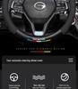 Non-slip Suede Steering Wheel Cover for Trumpchi GS8, GS4, GS3, M8, M6 Interior Modification