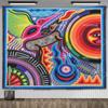 Mexico Mexican Mayan Tribal Art Tapestry Wall Hanging Ethnic Paintings Psychedelic Aesthetic Background Cloth Home Decorations