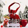 Santa Claus Christmas Gift Handbag Cloth Santa Claus Candy Bag Cute Xmas Drawstring Bag  Children's
