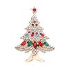 Christmas Tree Brooch Pin Christmas Fashion Woman Jewelry Gift Christmas Tree Brooch