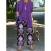 1-Piece Women's Set, Spot 1D Digital Printed Cardigan Jacket with Tank Top and Elegant Casual Pants