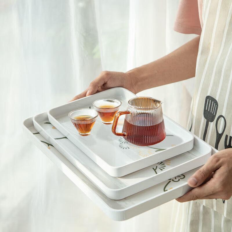 Gonghe Jingpin Large Rectangular Melamine Serving Tray