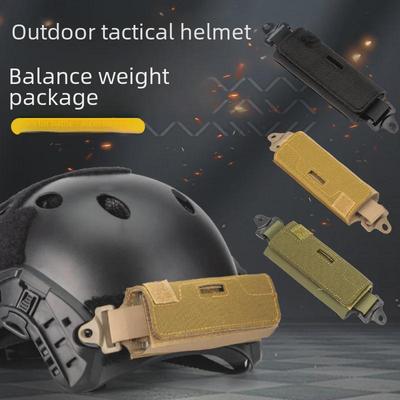 Taktische Helmzubehörtasche & Ausgleichsgewichtspack für FAST, BJ, PJ, MH Helme & Fahrradhelme