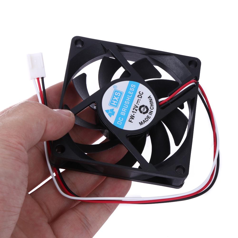 70mm PC CPU Cooling Cooler Fan DC 12V 3Pin PC Case Chassis Fans 2200RPM Radiator Fan PC Case CPU Cooling Cooler Fan for AMD K8