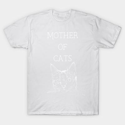 T-Shirt Frauen Katzenliebhaber Katzenfamilie Katzeneltern präsentieren meine Katze Harajuku Print Kawaii T-Shirt Sommer Kurzarm weibliches T-Shirt Top T-Shirt