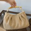 2025 Summer New Exquisite Straw Bag Summer Seaside Travel Vacation Style Shoulder Bag Fashion Messenger Bag