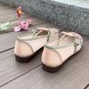 Fashion Summer Tennis Shoes New Women's Casual Breathable Sling Embroidered Lefu Shoes Fashion Hollow Cloth Shoes