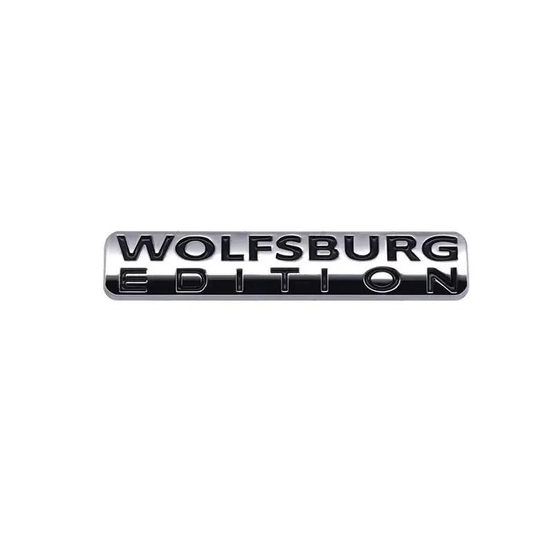 3D Metal Styling Wolfsburg Edition Letter Emblem Car Rear Trunk Sticker For VW GTI Golf 2 3 4 5 6 7 MK2 MK3 MK4 Beetle Jetta