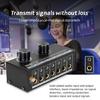 Compactly 6Channel Audios Switcher For Clear Sound And Easy Setups Eliminates Noise and Sound Interferences Selector