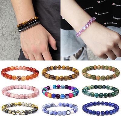 Magnetico occhio di tigre ematite pietra perlina coppia braccialetto magnete sanitario uomo donna aiuta gioielli per perdere peso