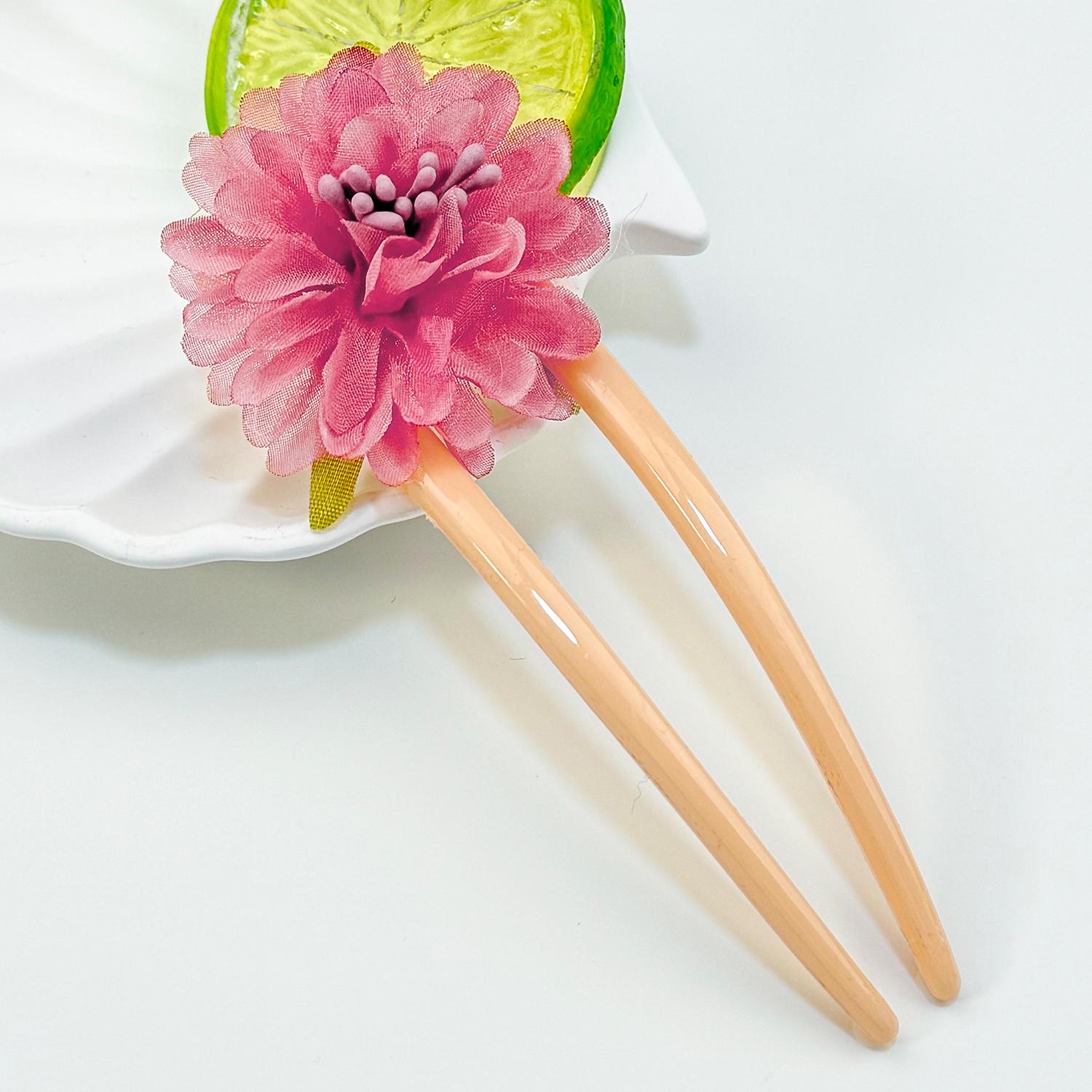 

Flower Hair Sticks Clips For Women Wedding Festival Hair Clips Girls Fashion Elegant Ponytail Hairpin Hair Accessories