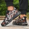 Fashion Green Camouflage Shoes for Women's Spring Outdoor Training, Running Leisure Sports Mesh Fabric for Men's Sports Running Shoes