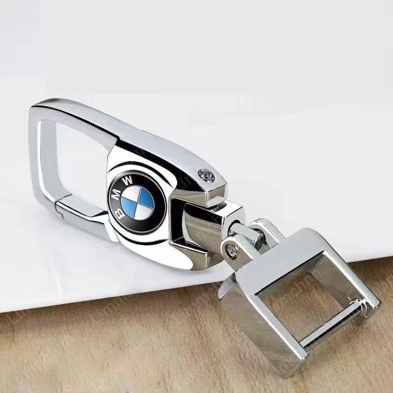 For Bmw M E46 E90 E60 F10 F30 E39 E36 F20 E87 F20 F40 E88 X1 X3 X5 X7 X6 Metal Car Emblem Key Chain Rings Auto Keychain Styling jbzh05