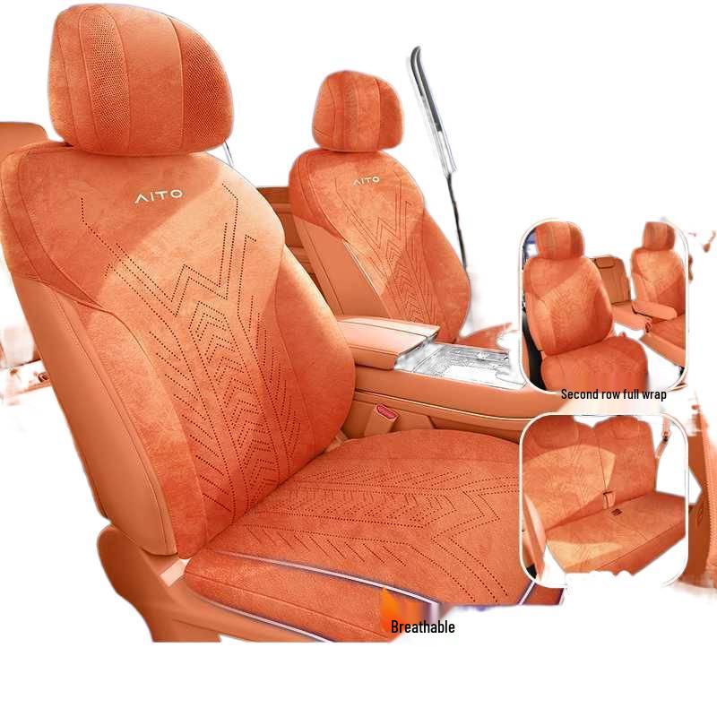 Wenjie M9 Wildleder Sitzkissen: Ganzjahres-, Atmungsaktive, Perforierte Abdeckungen